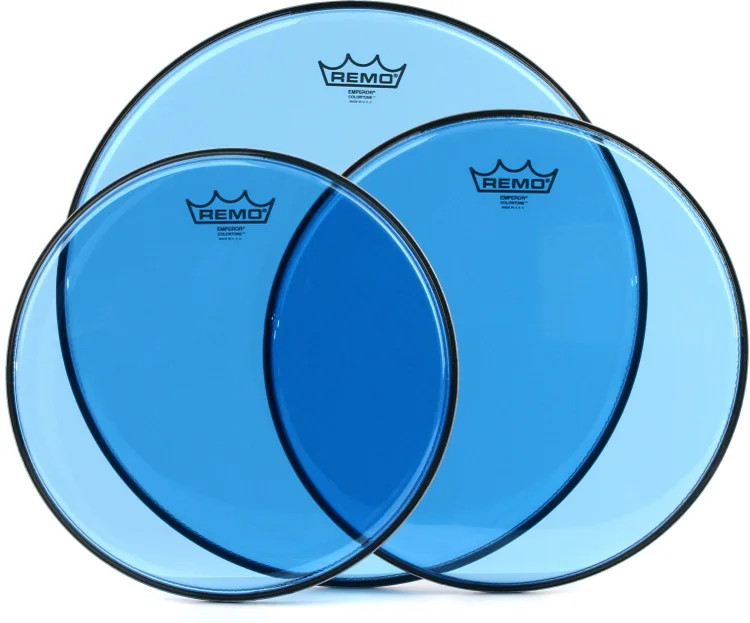 Remo Emperor Colortone 3-pc Tom Pack - 12"/13"/16" - Blue