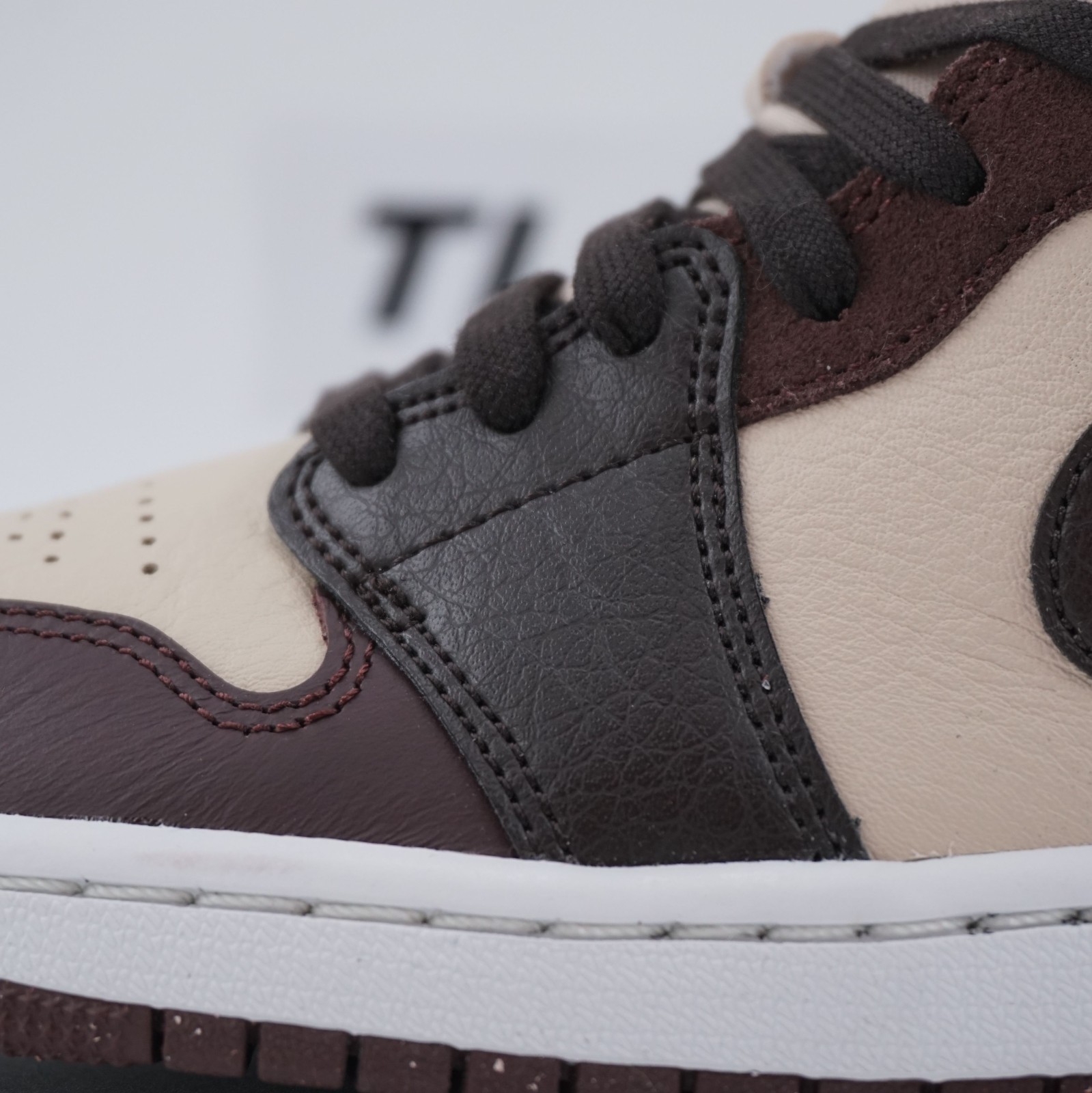 Nike Air Jordan 1 Mid SE AJ Pairs YMCA Leather Brown Sanddrift FZ4359-200 sz 8