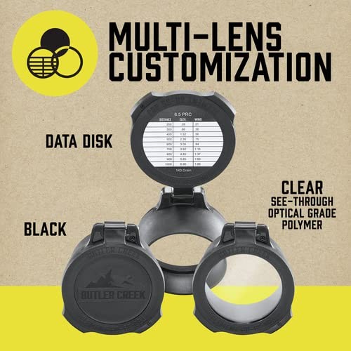 Butler Creek Element Scope Cap Objective 60-65mm Black Riflescope ESC65