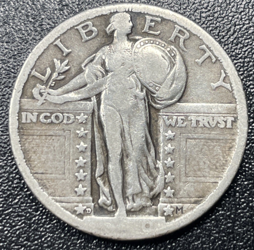 1920-D Standing Liberty Quarter 25c Better Date