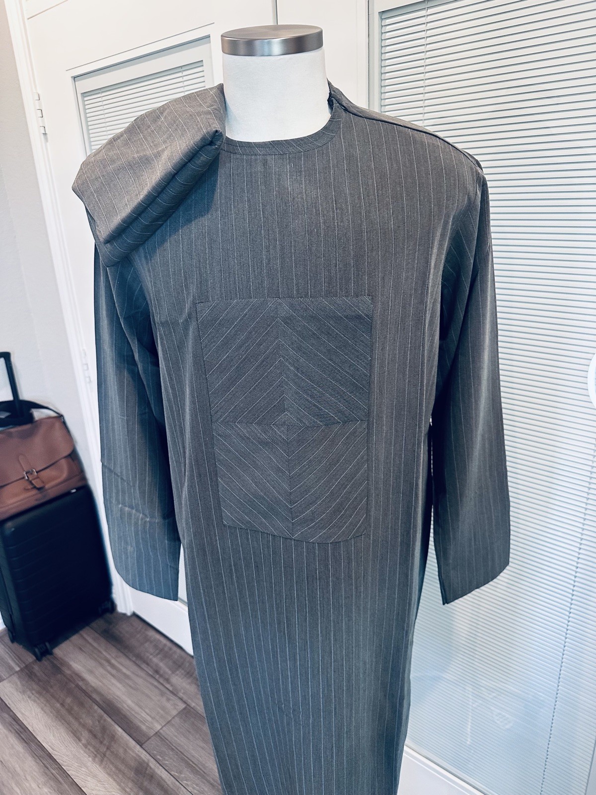 2pcs Set of Quality L/sleeves African/Nigerian Inspired Kaftan. Men’s Size 2XL