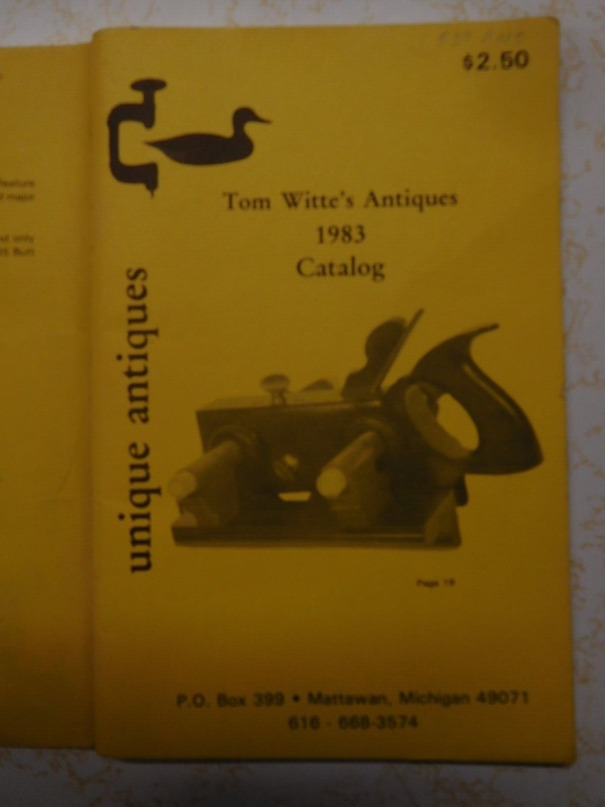 Rare Vintage 1983 Tom Waite's Unique Antiques Catalog