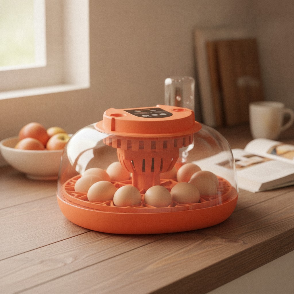 12 Egg Incubator with Automatic Turning & Humidity Control, Fully Automatic I...