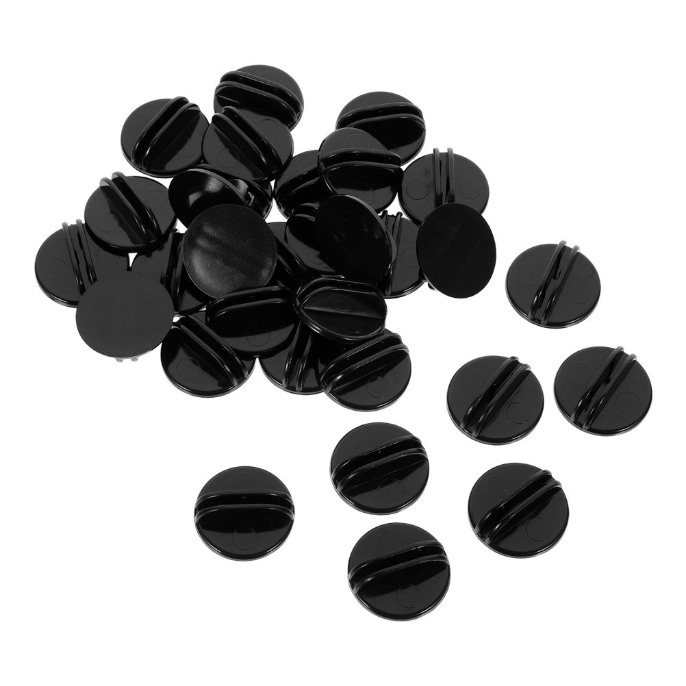 48pcs Game Card Holder, Black Plastic Place Card Stand, Board Game Pieces
