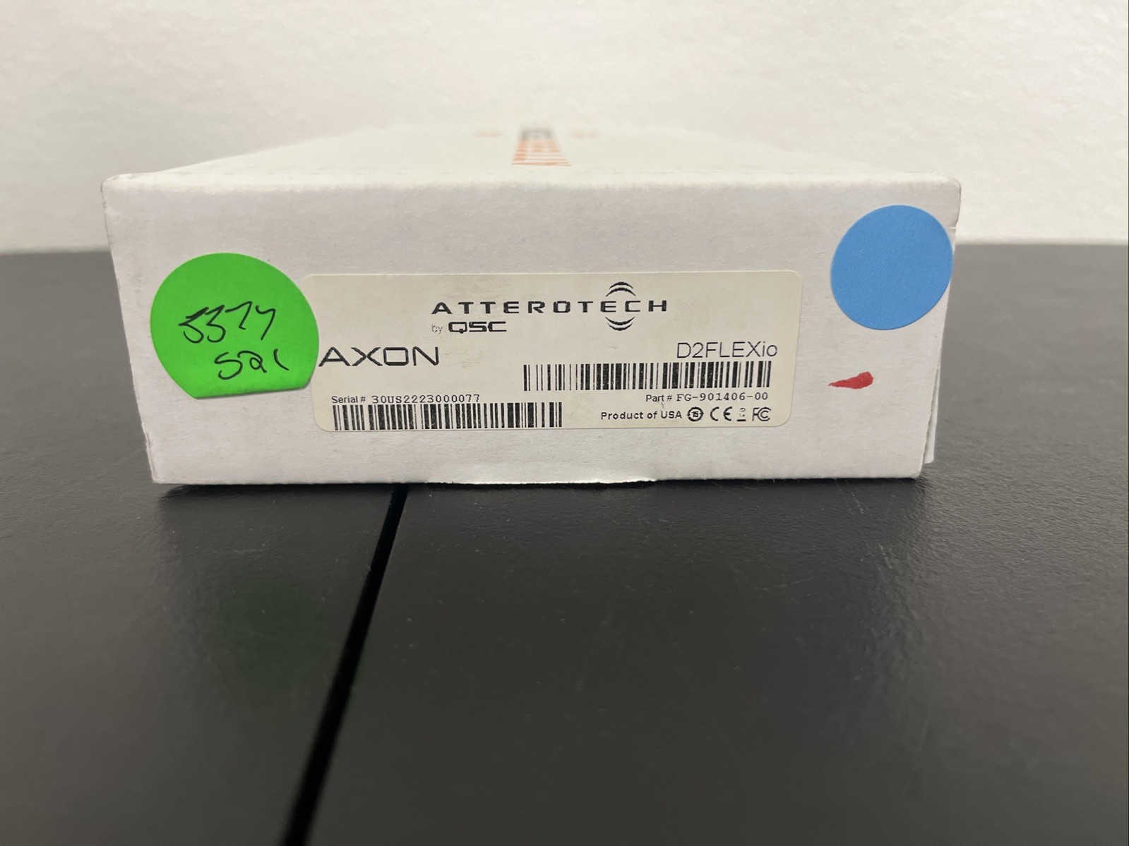 QSC Axon D2FLEXio Dante/AES67 Networked Audio Interface
