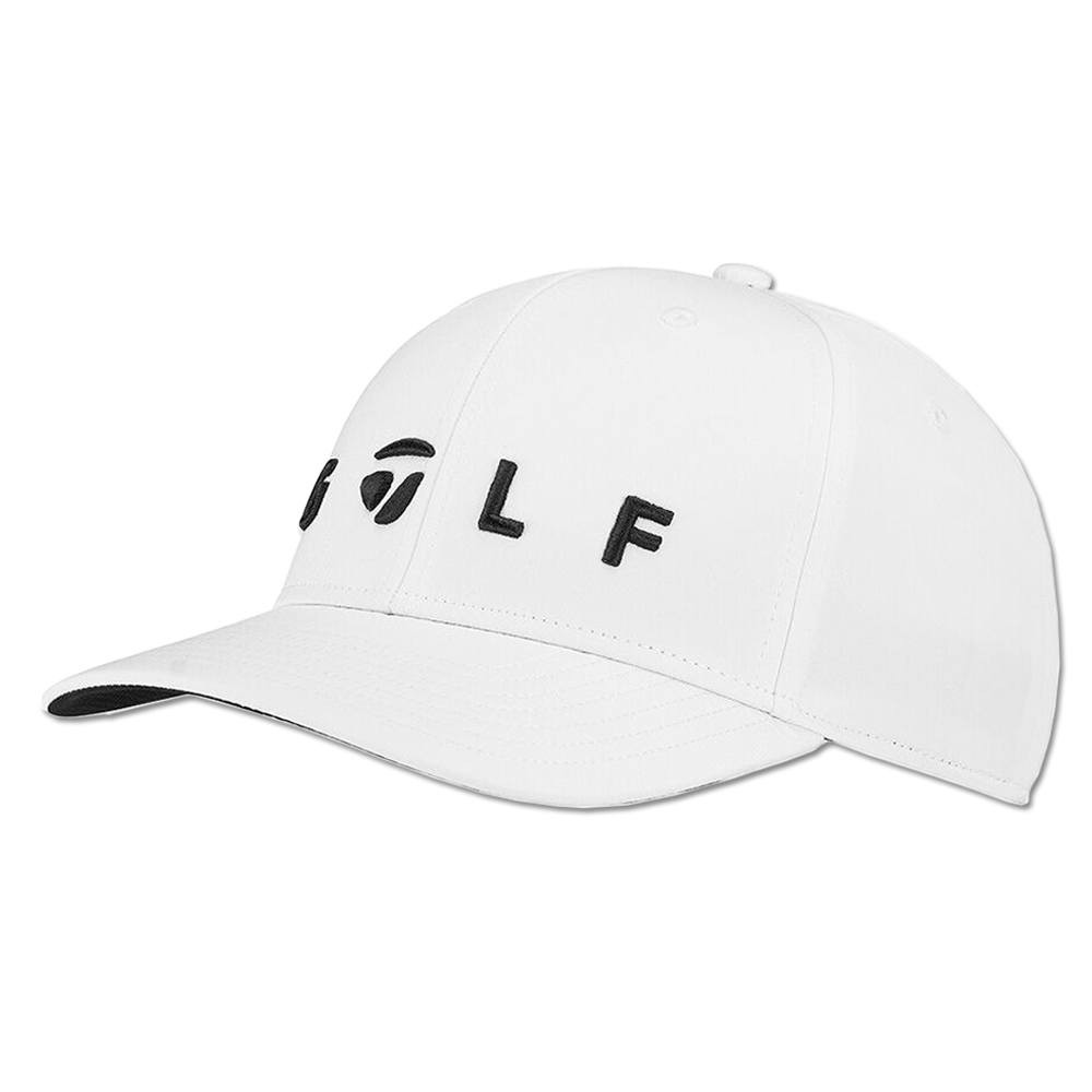 TaylorMade Men Lifestyle Logo Golf Cap White - 23 One Size Fits All NEW