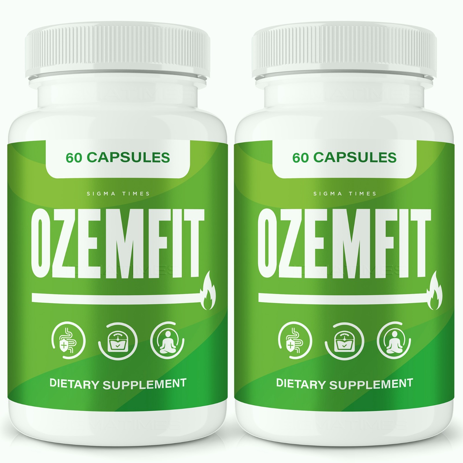 Ozemfit Weight Loss Pills, Premium Fat Burner and Supports Metabolism - 2 Pack