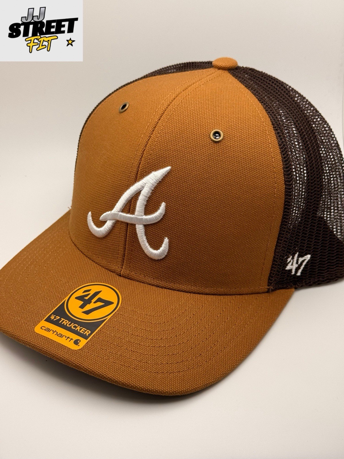 Atlanta Braves Carhartt Trucker Hat Snapback