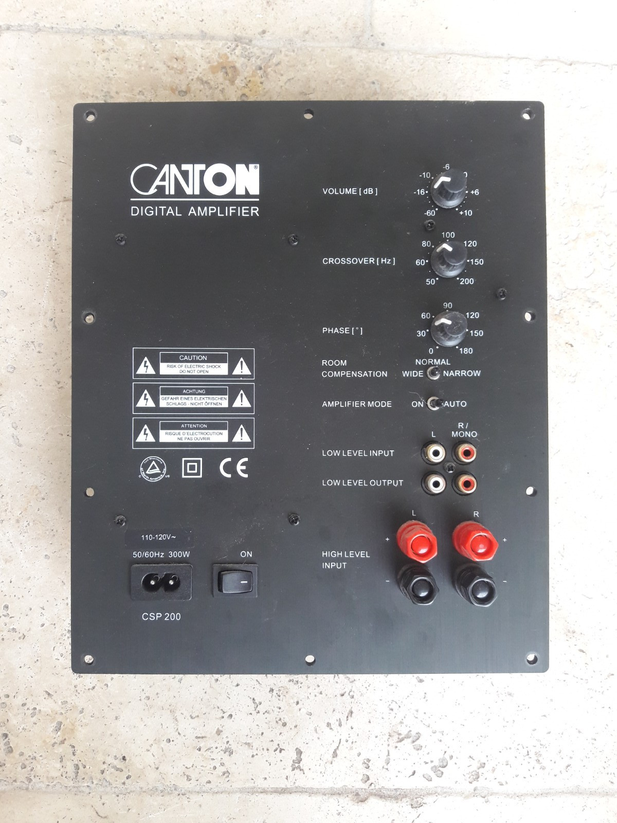 CANTON ERGO AS 2 GENUINE DIGITAL AMPLIFIER