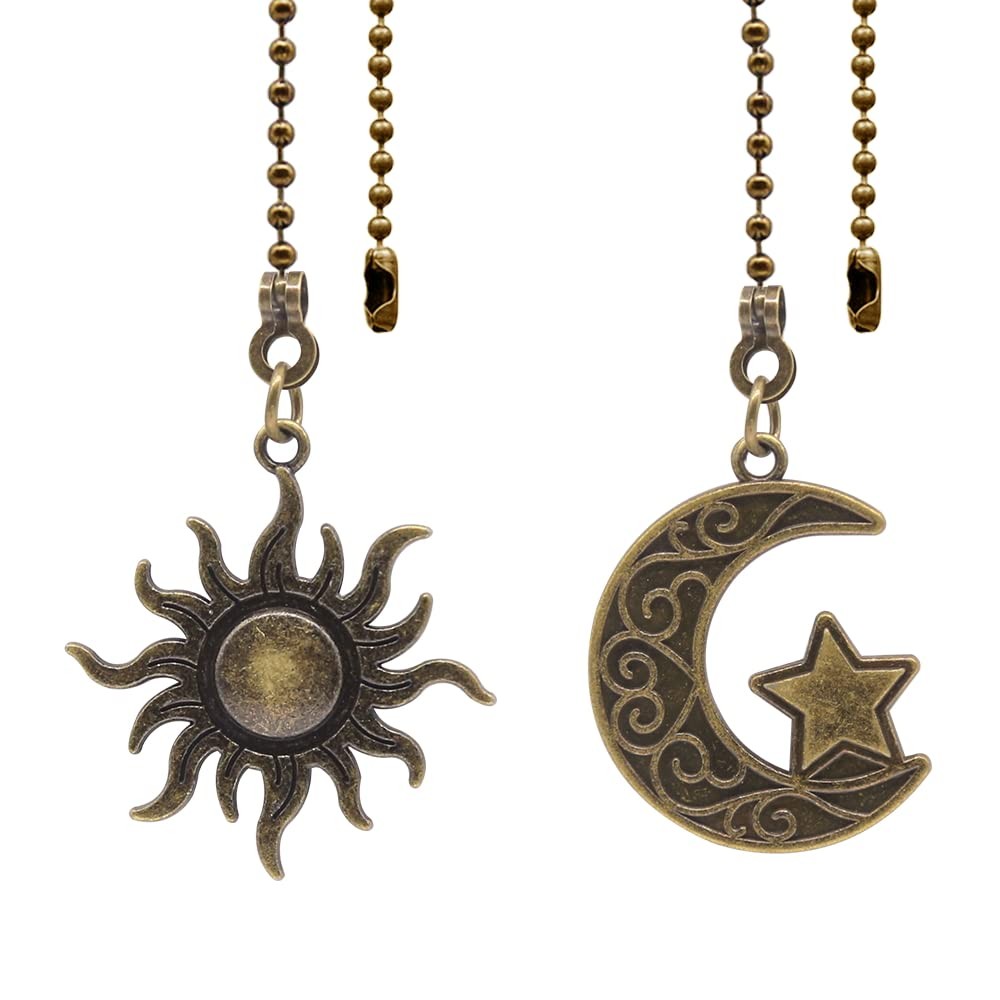 Ceiling Fan Pull Chain Set Decorative Totem Bohemia Pull Chain Pendant Extens...