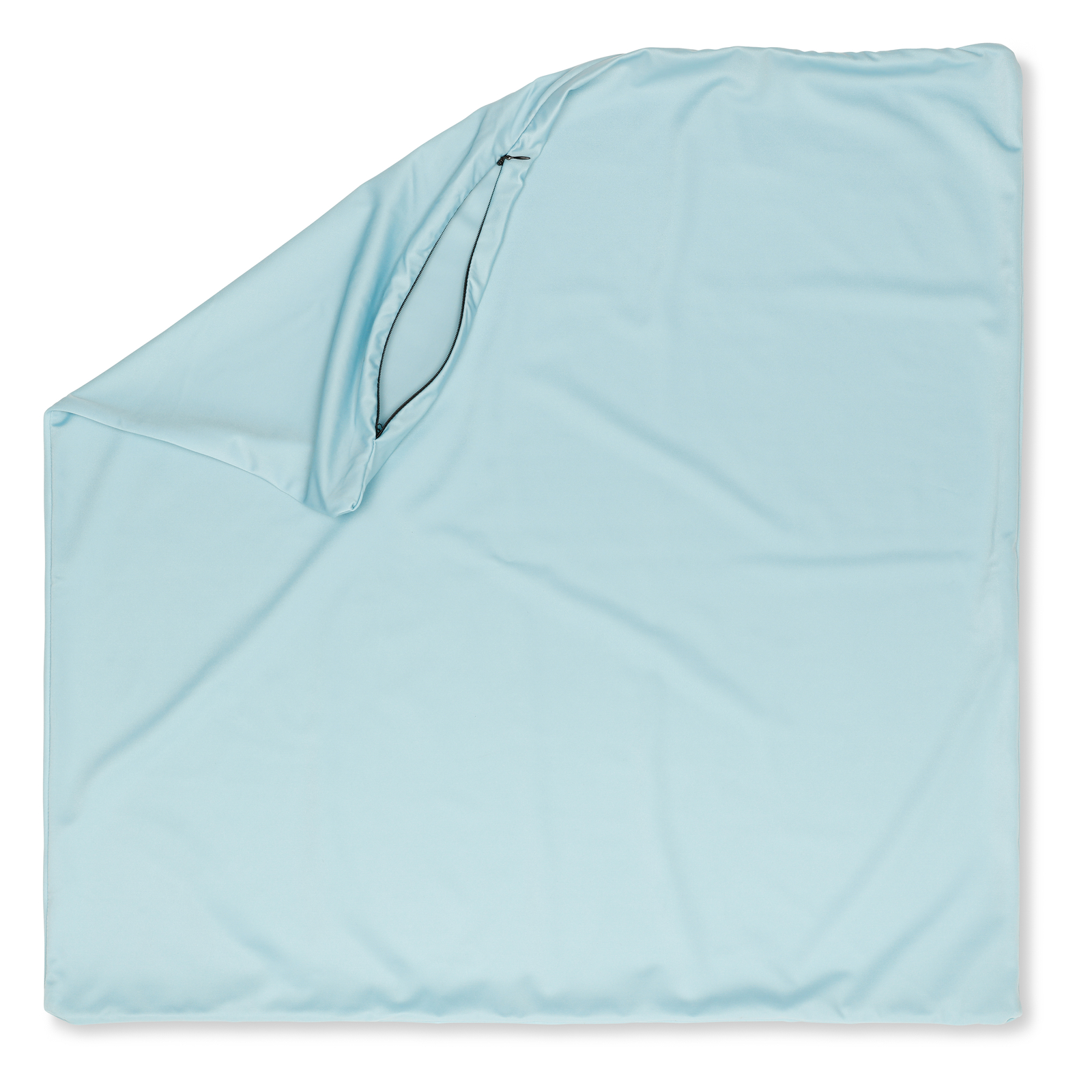 20" x 20" Cover Throw Pillowcases 85/15 Silky Sweat Baby Blue