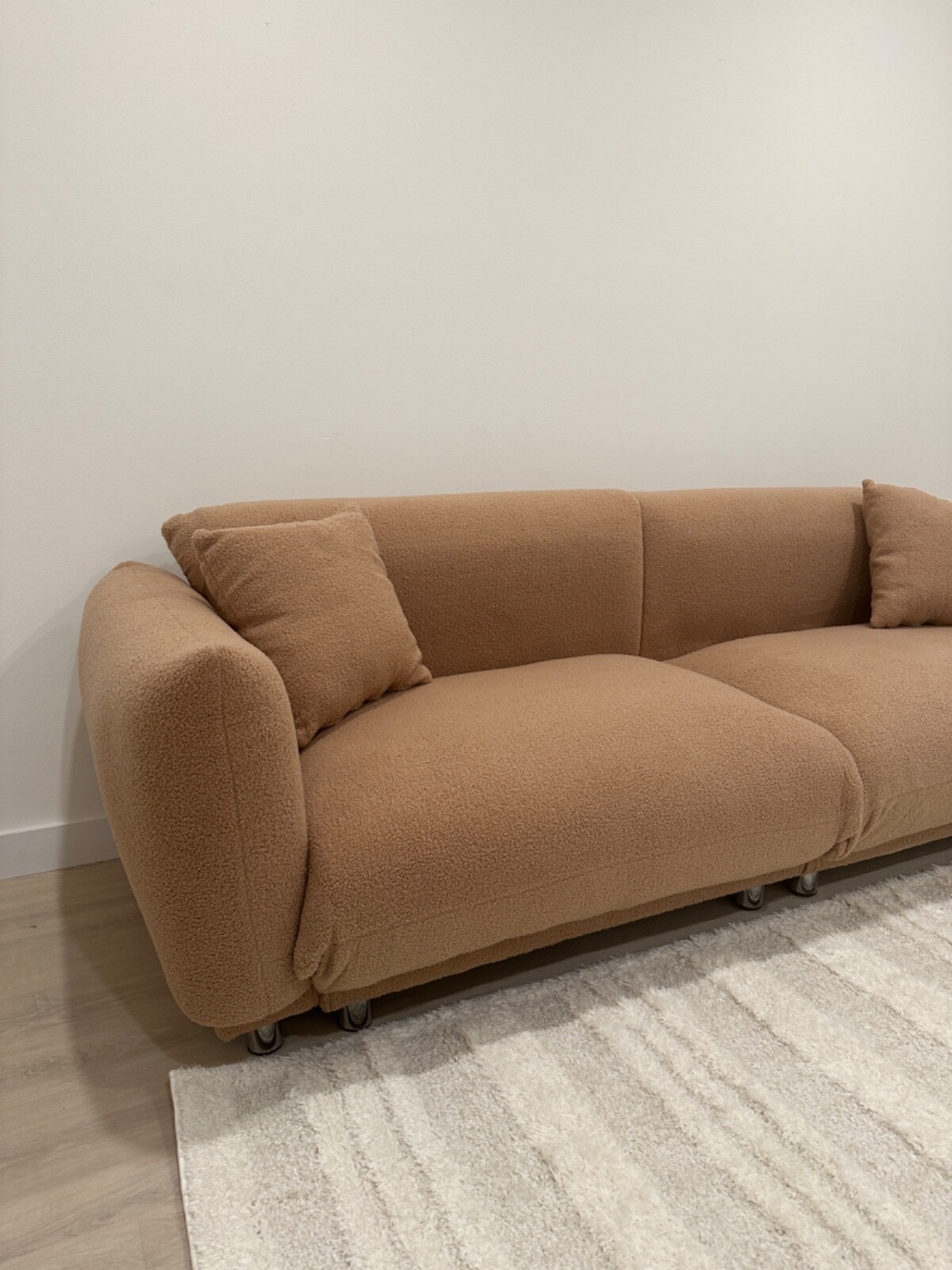 Wool Upholstered Couch 87”