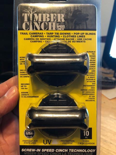 BRAND NEW Speed Cinch Spinner game camera tie-downs hunting blind