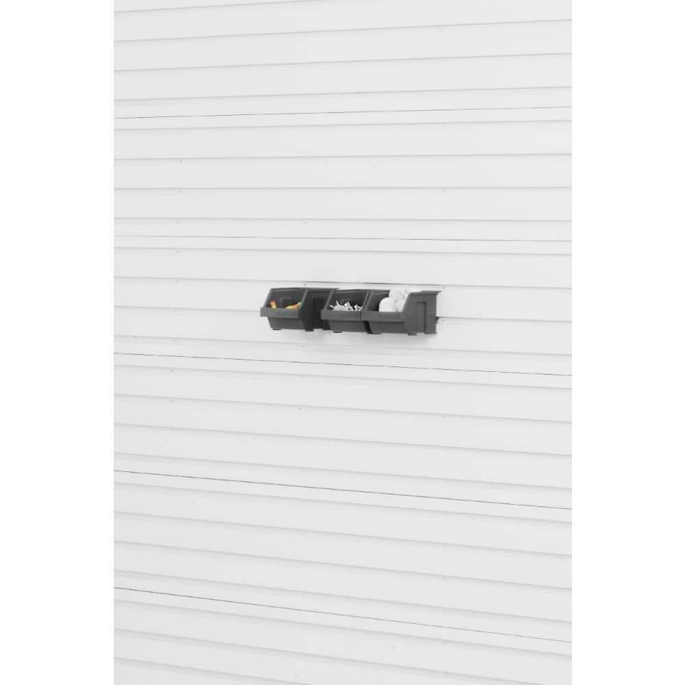 Gladiator Garage Storage Bin 3-Pack, GearTrack Organizers Hook Container Cabinet