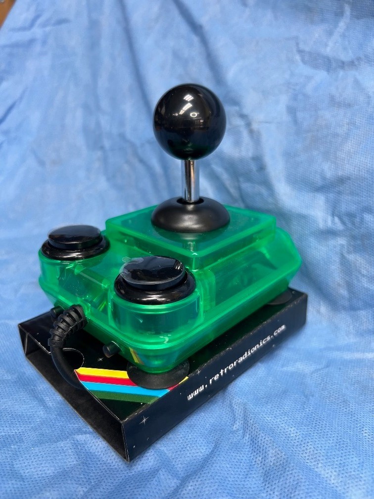 ArcadeR 9-pin (DB9) standard Retro Joystick - Transparent Green