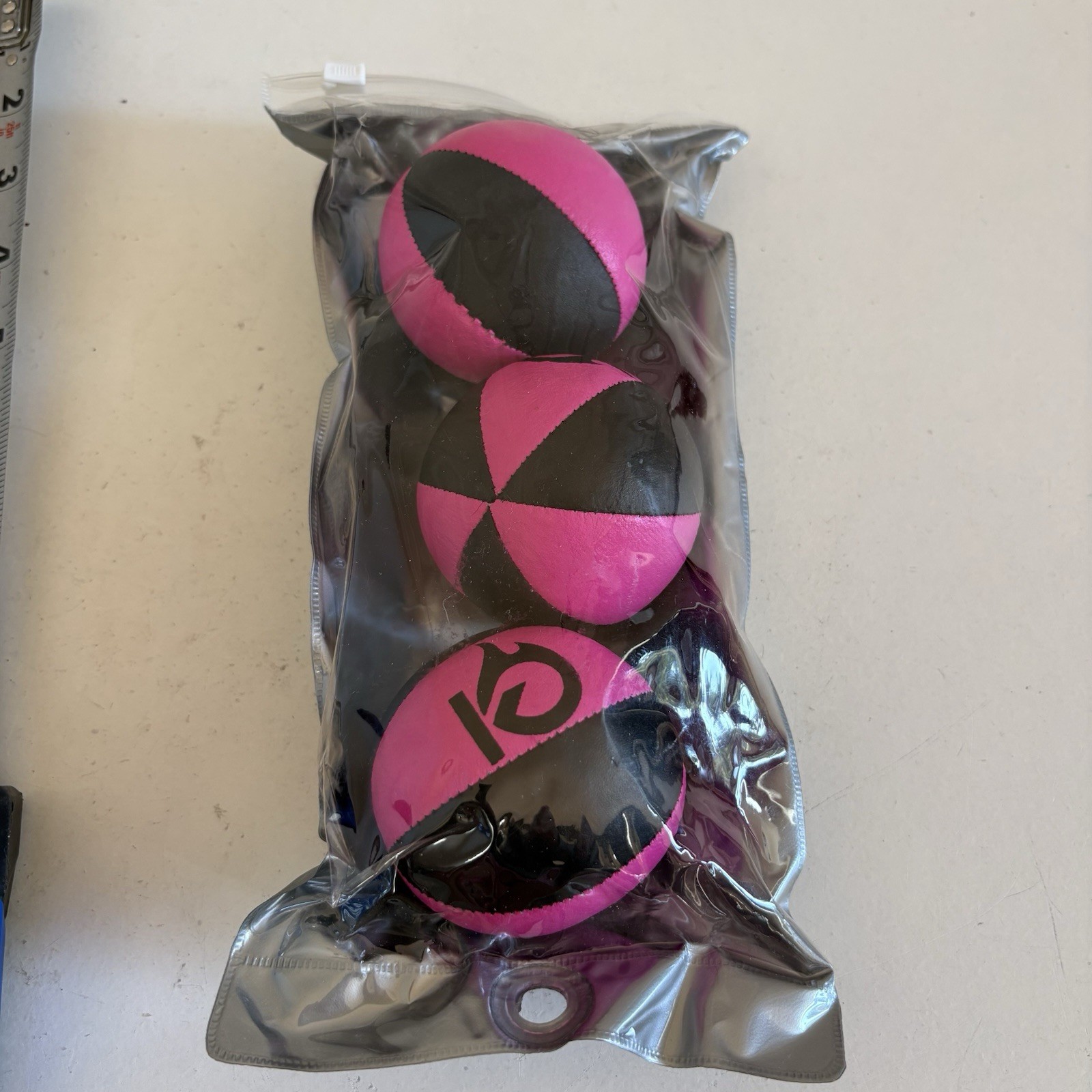 KickFire Hydras 6 Panel Leather Juggling Balls Pink Black
