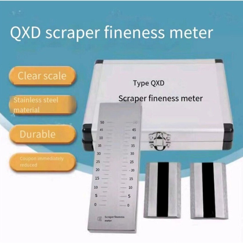 1* Single Groove Fineness Gauge Grindometer Fineness Meter 0-25 0-50 0-100 0-150