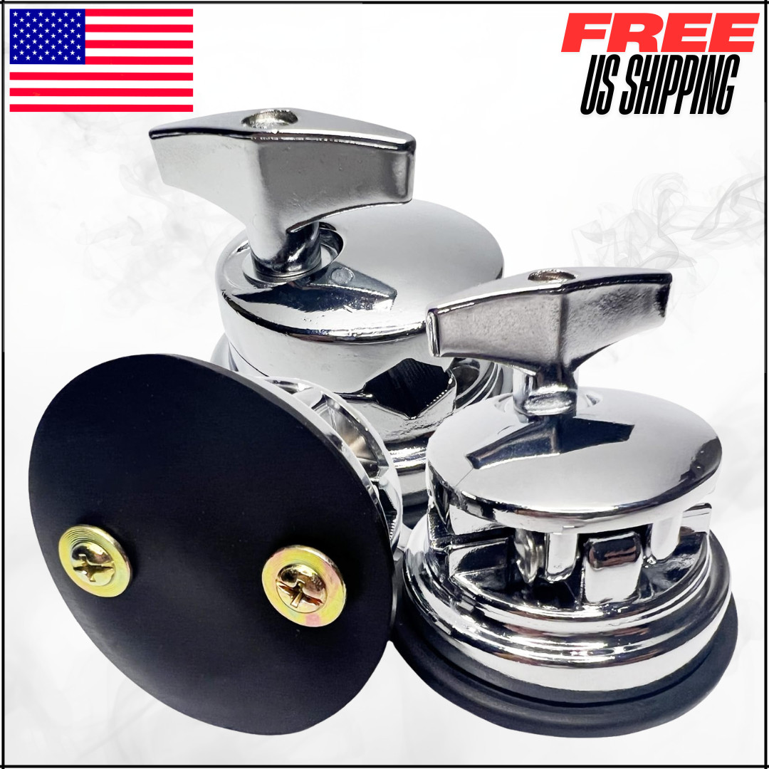 Floor Tom 3 Drum Leg Bracket Mount Holder Base Plate Rack Clamp Alloy Accessory