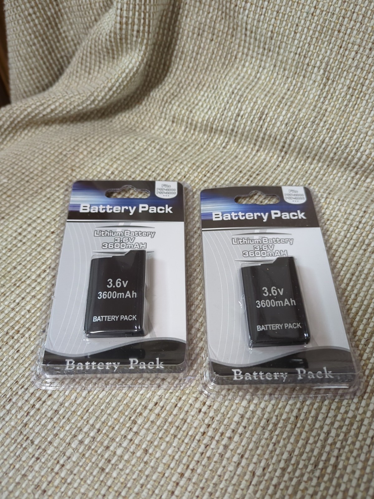 2 TAYUZH Batteries for PSP 2000 PS P3000 Game Console, 4440mWh Replacement