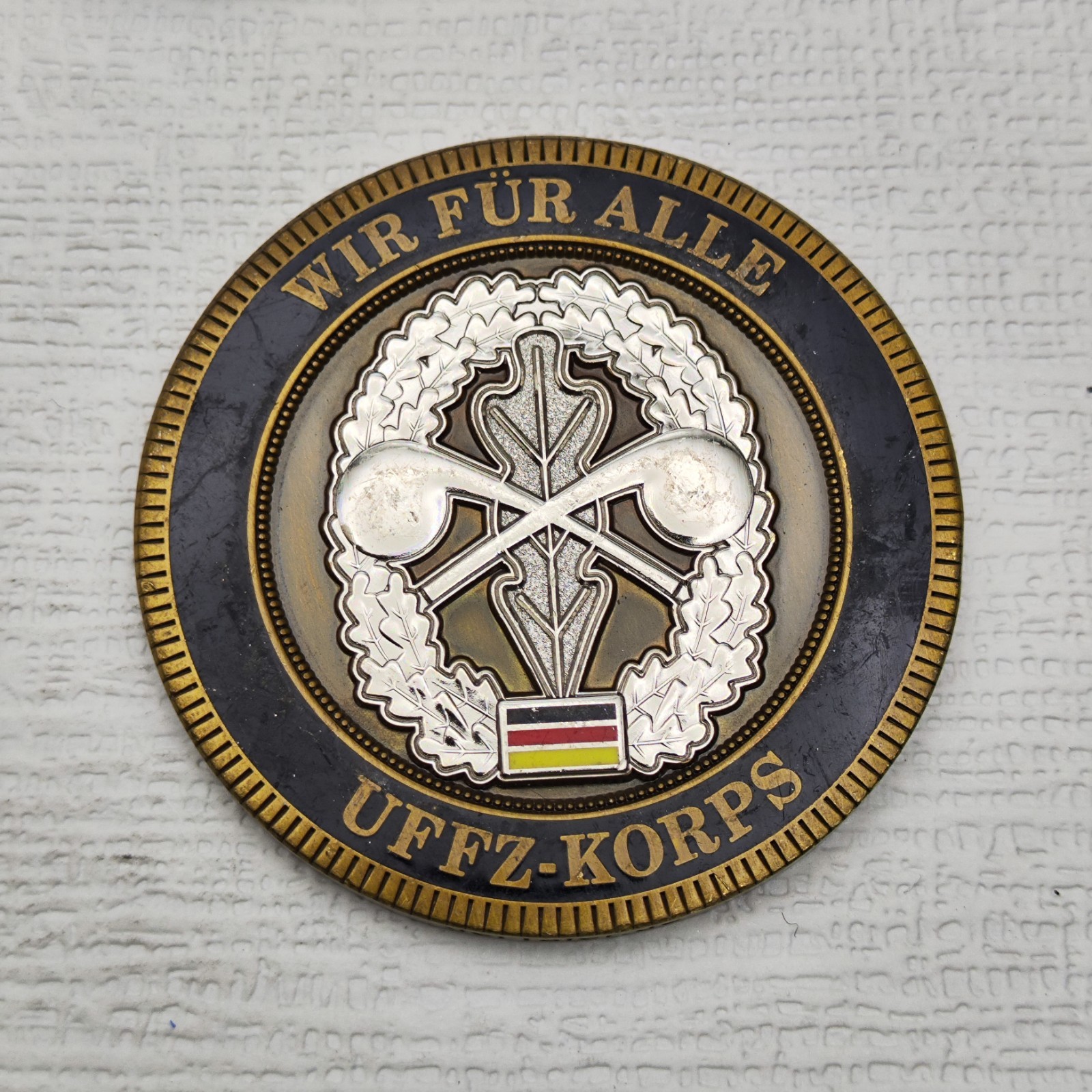 Bundeswehr UFFZ-Korps NCO Corps Wir Für Alle Challenge Coin