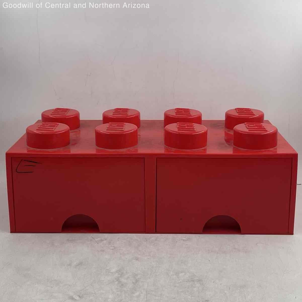 Large 2x4 Red Storage Brick