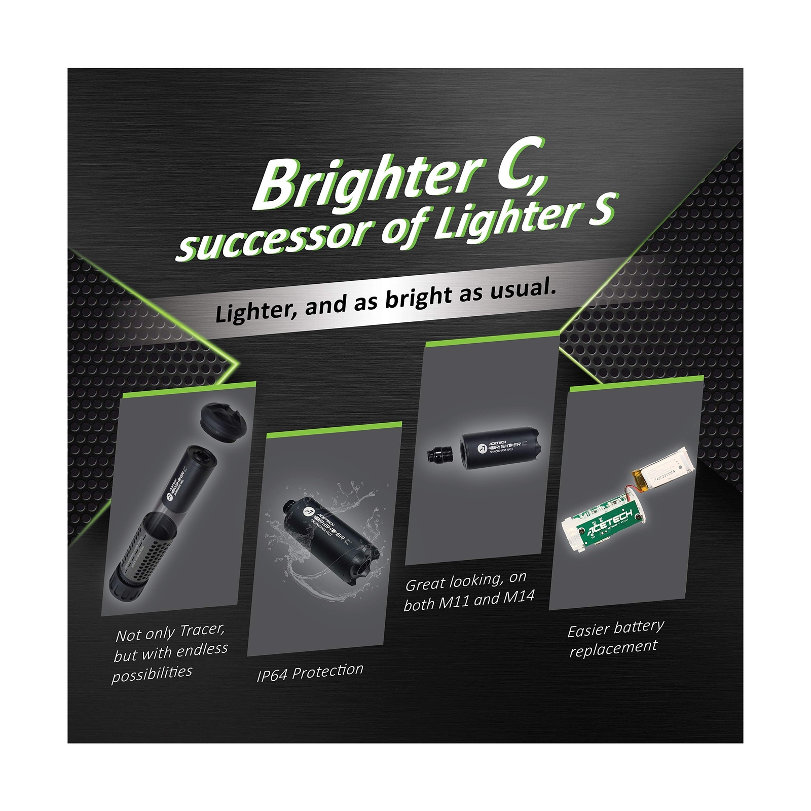 ACETECH Brighter C Black
