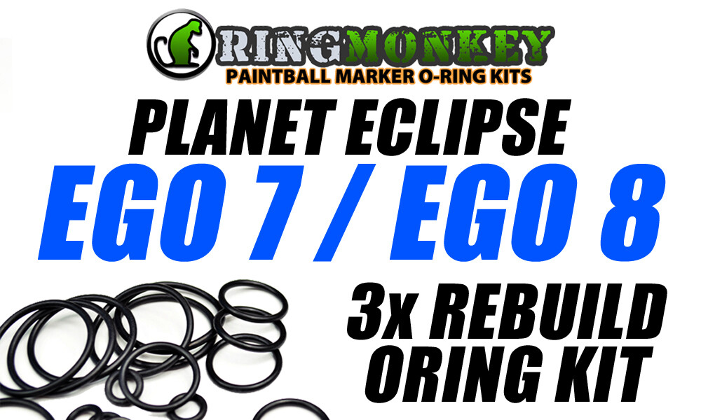Planet Eclipse 07 EGO 7 / 08 EGO 8 Oring Kit - 3x REBUILD O-RINGS
