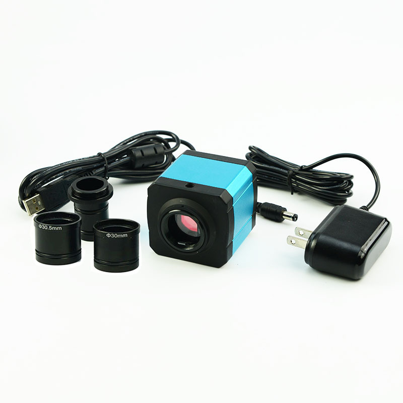 USB 14MP HDMI Microscope Digital Camera CCD Electronic Eyepiece W/Adapter lens