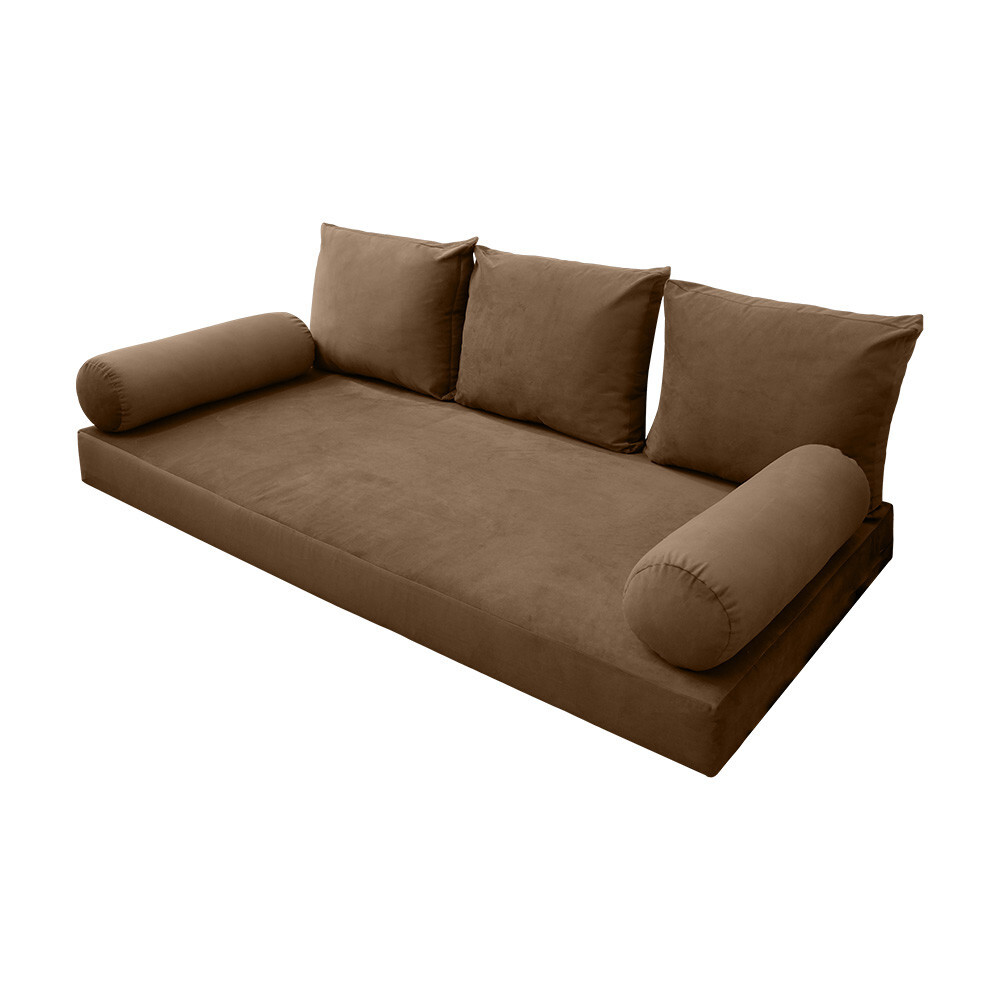|SLIPCOVER ONLY| S.V3 Velvet Indoor Daybed Mattress Pillow Knife Edge Twin AD308