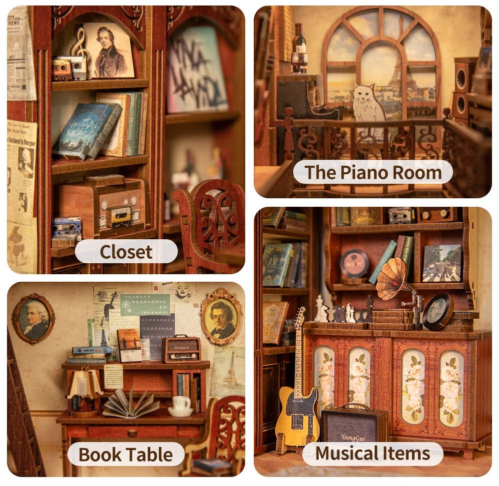 Cutebee The Secret Rhythm Book Nook