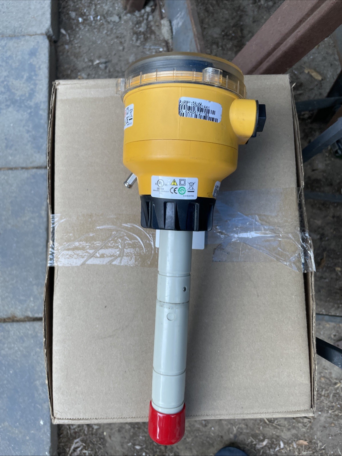 GF Signet 2551 3-2551-P2-11 Magmeter Flow Sensor, Used