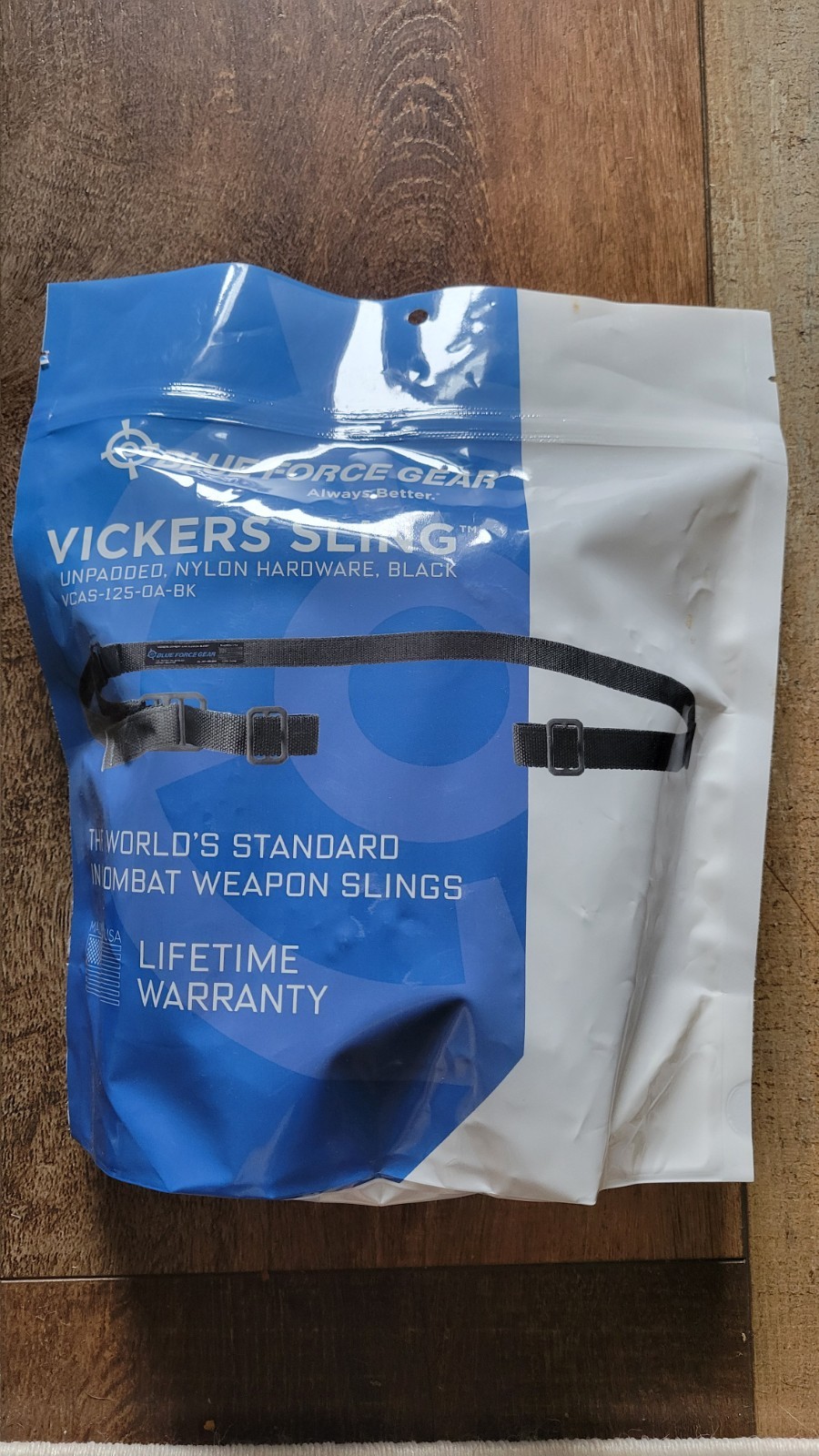 Blue Force Gear VCAS-125-OA-BK Vickers Combat Applications Sling - Black