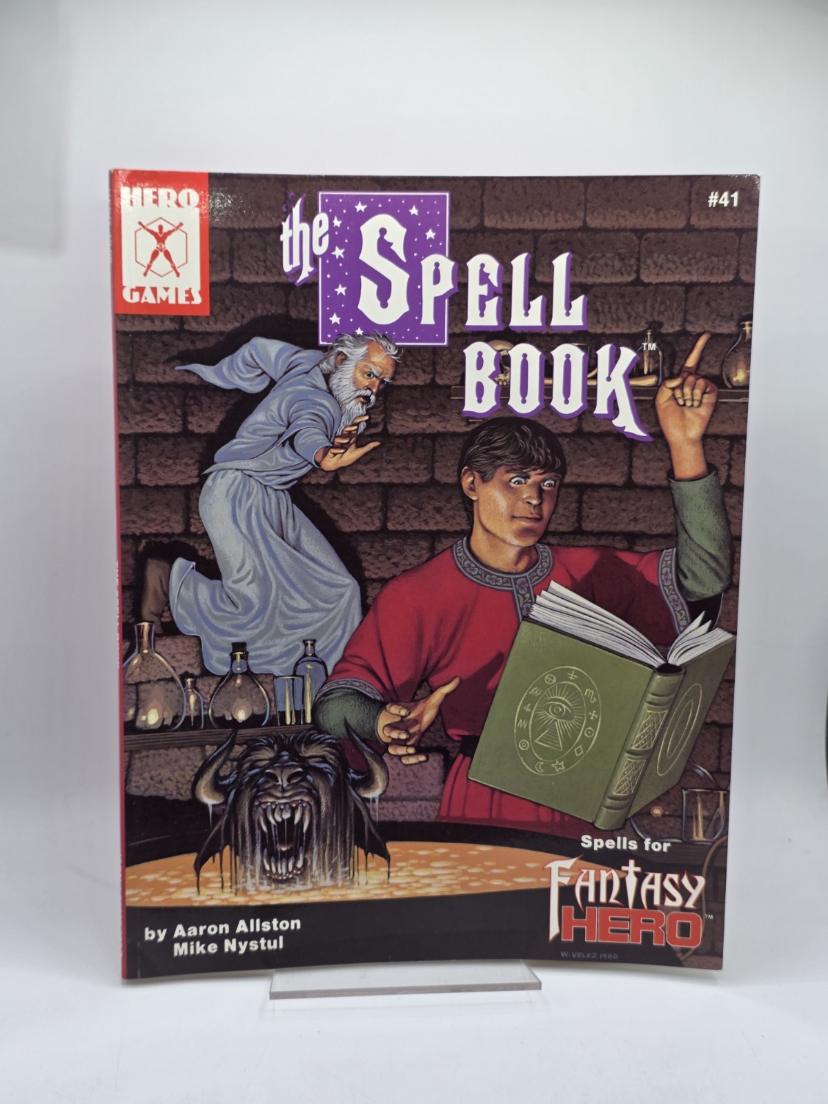 THE SPELL BOOK Spells For Fantasy Hero- Hero Games #41 Hero System