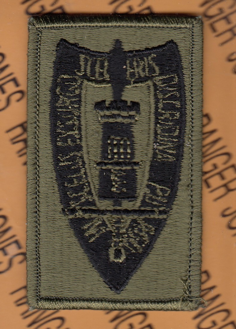 US Army HQ Allied Forces Central Europe AFCE OD Green ~3.5" patch m/e