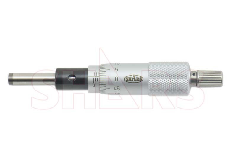 Shars 0-25mm .01mm Micrometer Head Ratchet Stop Satin Chrome New !}