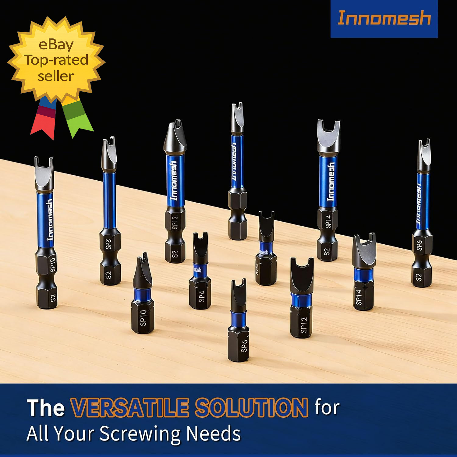 Magnetic Spanner Security Bit Set 6 Piece S2 Steel Impact Driver Bits Tool Set