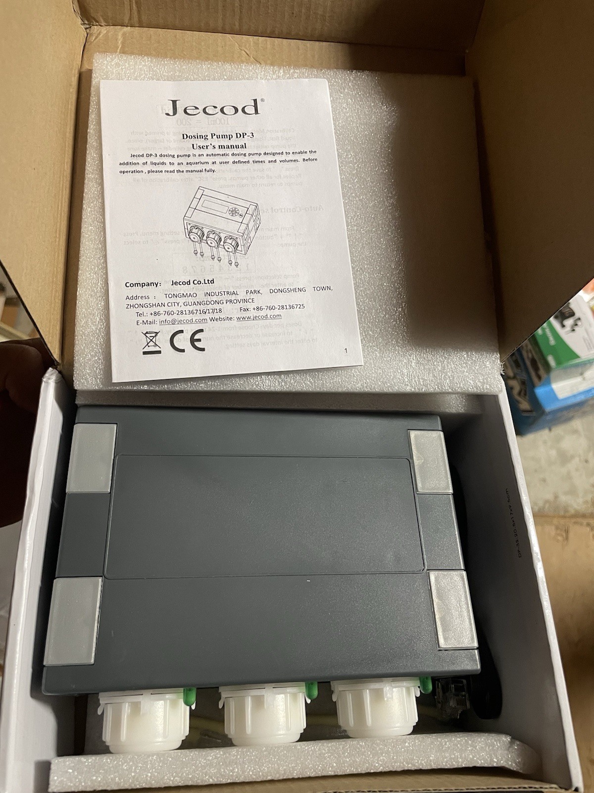 [NEW / OPEN BOX] Jecod DP-3s Dosing Pump, 3 Channel, Black