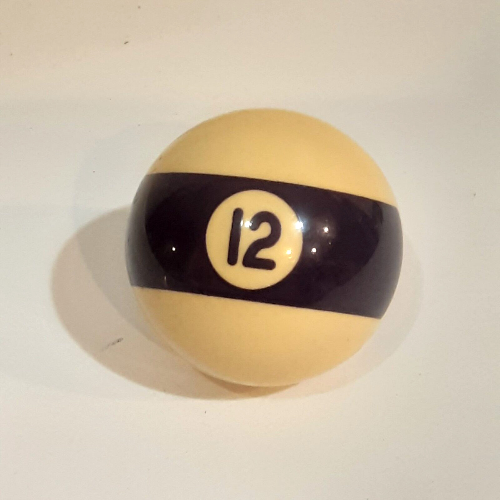 VINTAGE REPLACEMENT #12 BILLARD POOL BALL 2 1/4" STANDARD REGULATION