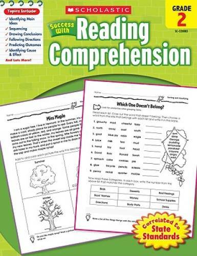 Scholastic Success with Reading Comprehension, Grade 2 - Paperback - VERY GOOD
