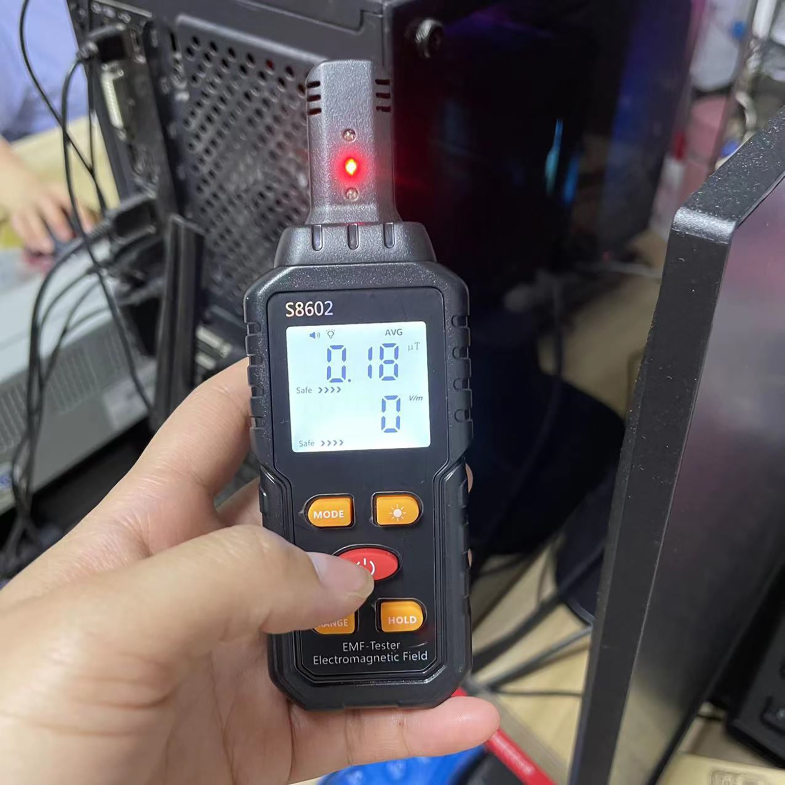 Digital LCD EMF Meter Electromagnetic Radiation Detector Tester
