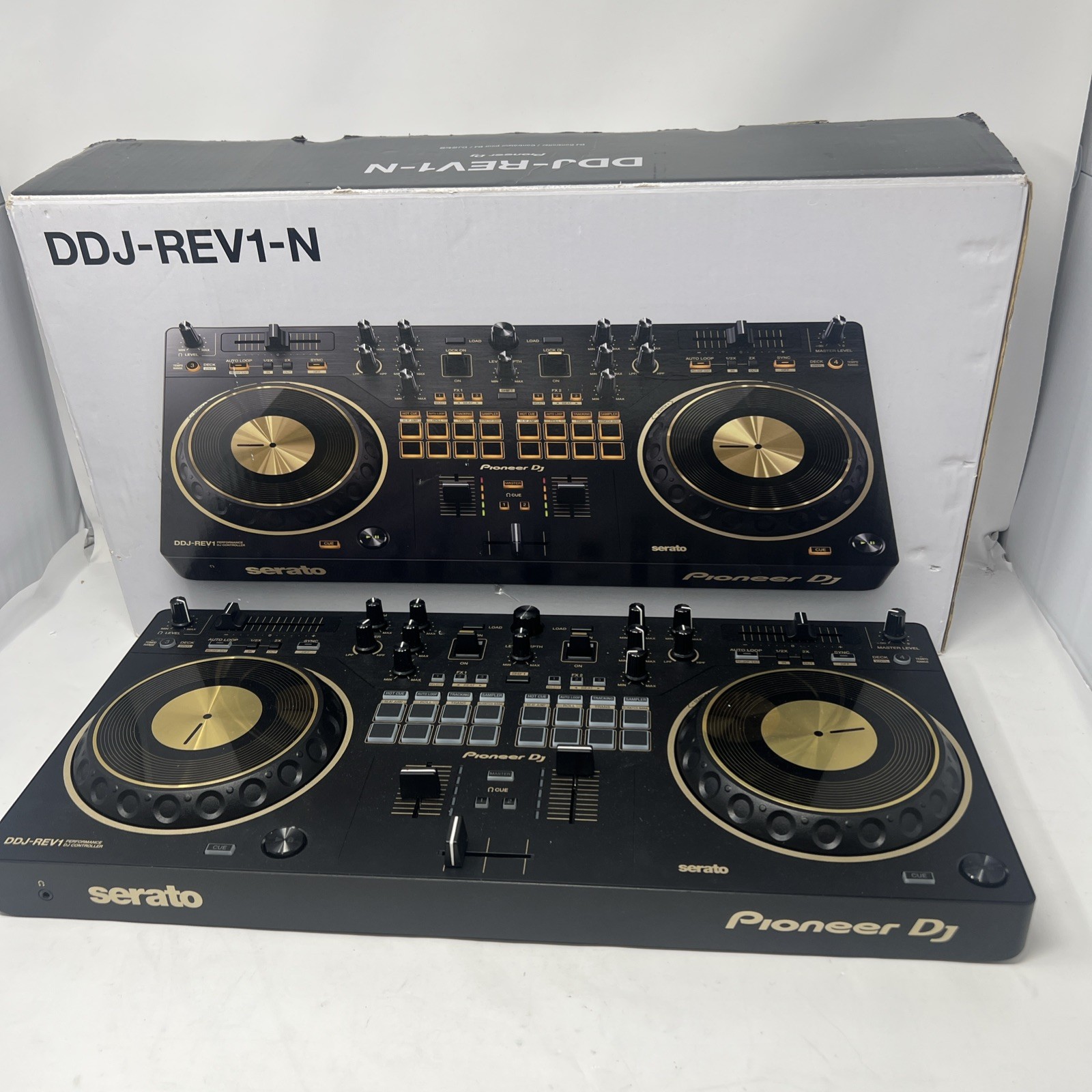 Pioneer DJ DDJ-REV1 2-Deck 2-Channel Serato DJ Controller w/ Mixer 16 Pads