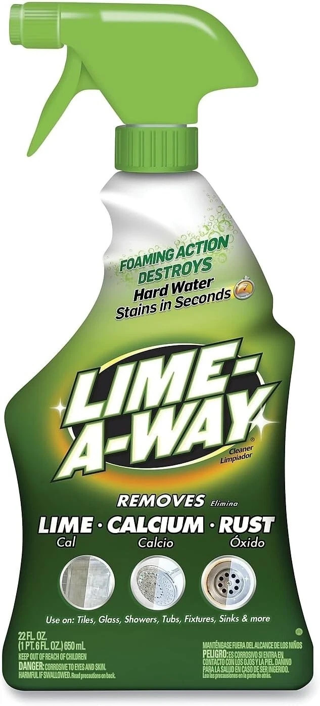 Cleaner, 22 Fluid Ounce Calcium Lime Cleaner and Rust Remover CLR Lime...