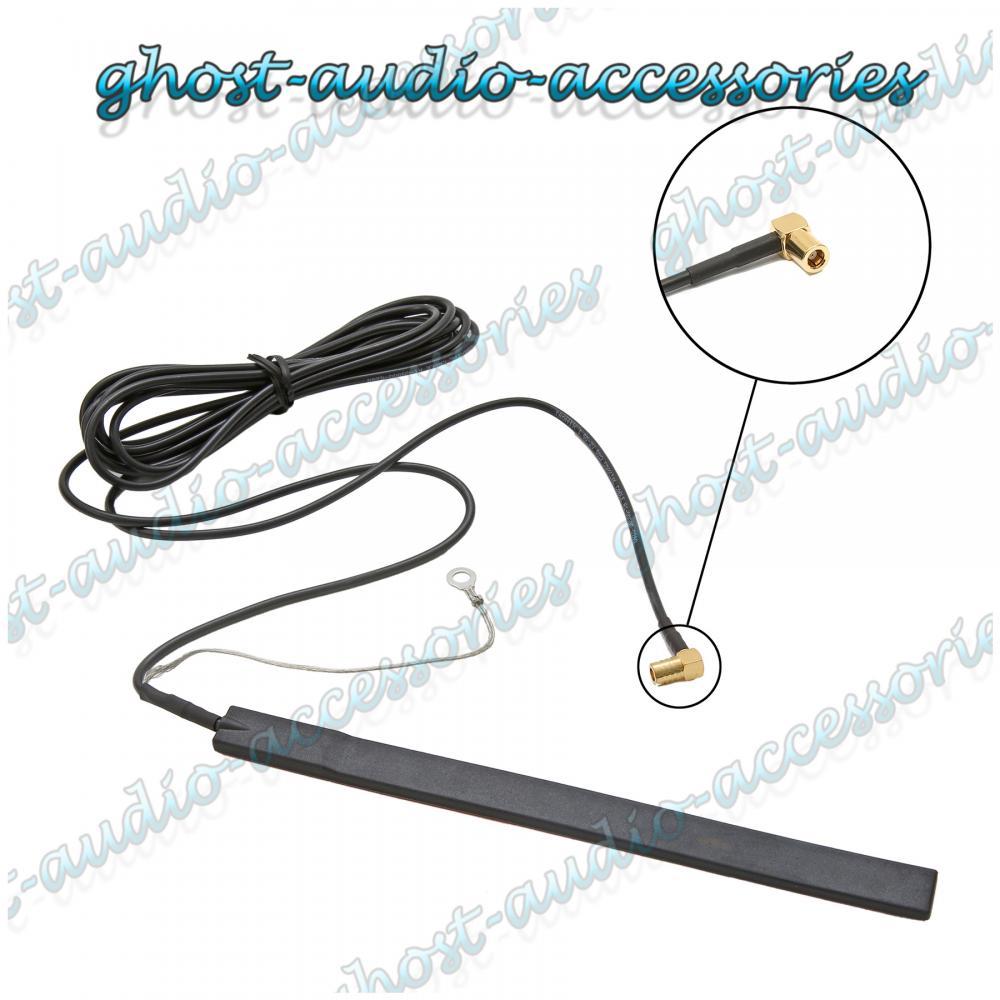 Universal Glass Mount Active DAB Digital Car Radio Aerial Antenna for Kenwood