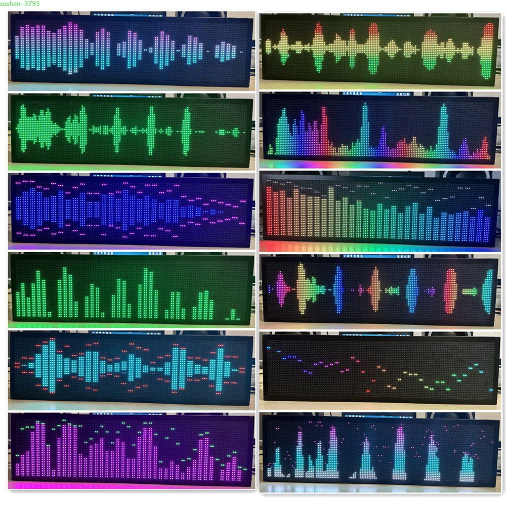 As1000 3u Rack Full Color Music Spectrum Analyzer Hifi Studio Audio Visualizer