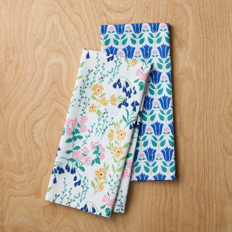 Seasonal Printed Tea Towels, Set of 2-TheCompanyStore|63912