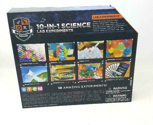Science Squad 10 in 1 Science Lab Experiments