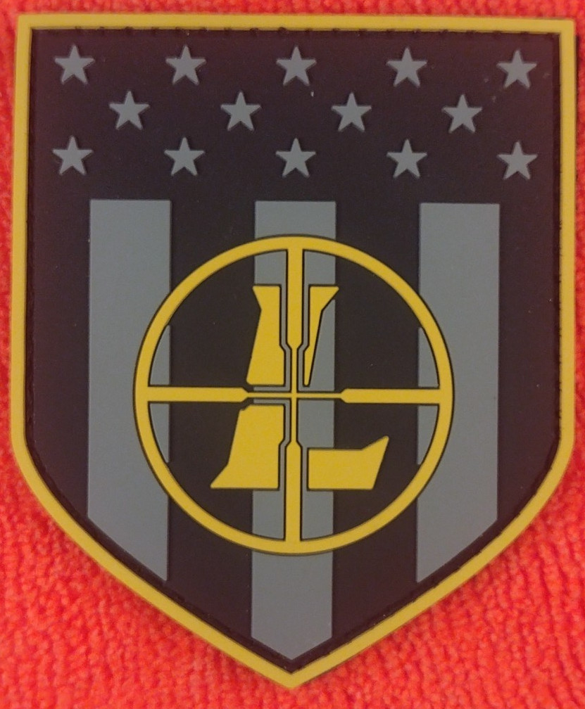 LEUPOLD world class Optics SHOT-SHOW 2026 PVC H&L Shield Patch NEW stars stripes
