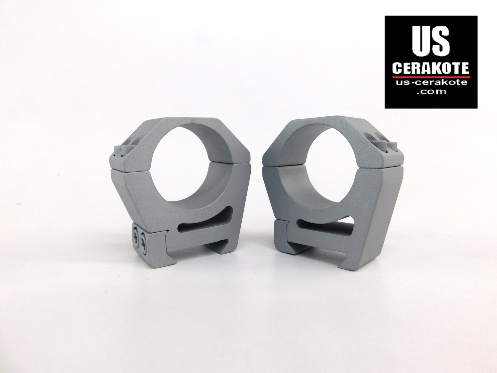Vortex Sport Riflescope Rings 30mm High Weaver Style Crushed Silver SPT30-H