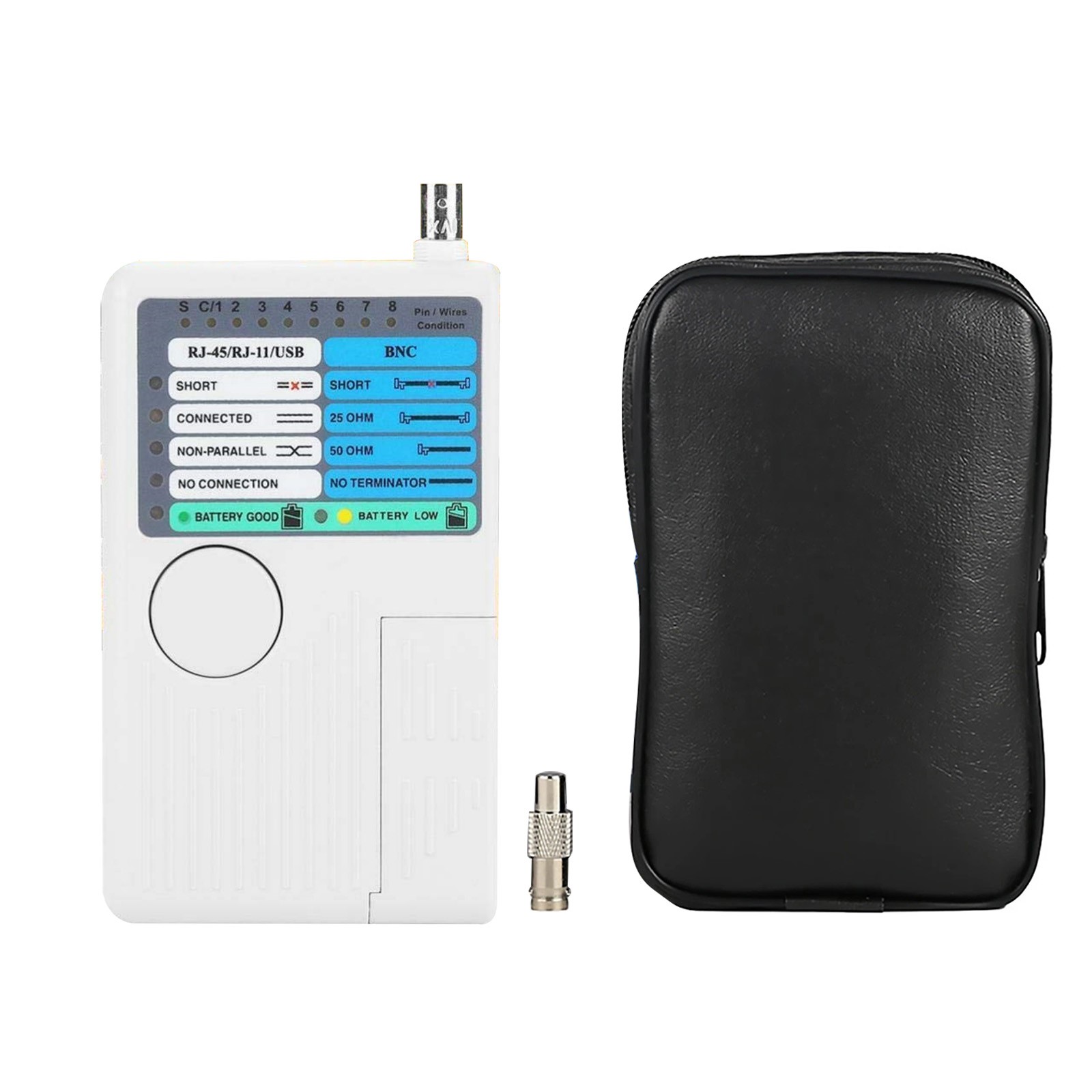 RJ45 RJ11 USB BNC Network Tester 4 In 1 LAN Cable Tester For Cat5 Cat6 Wire