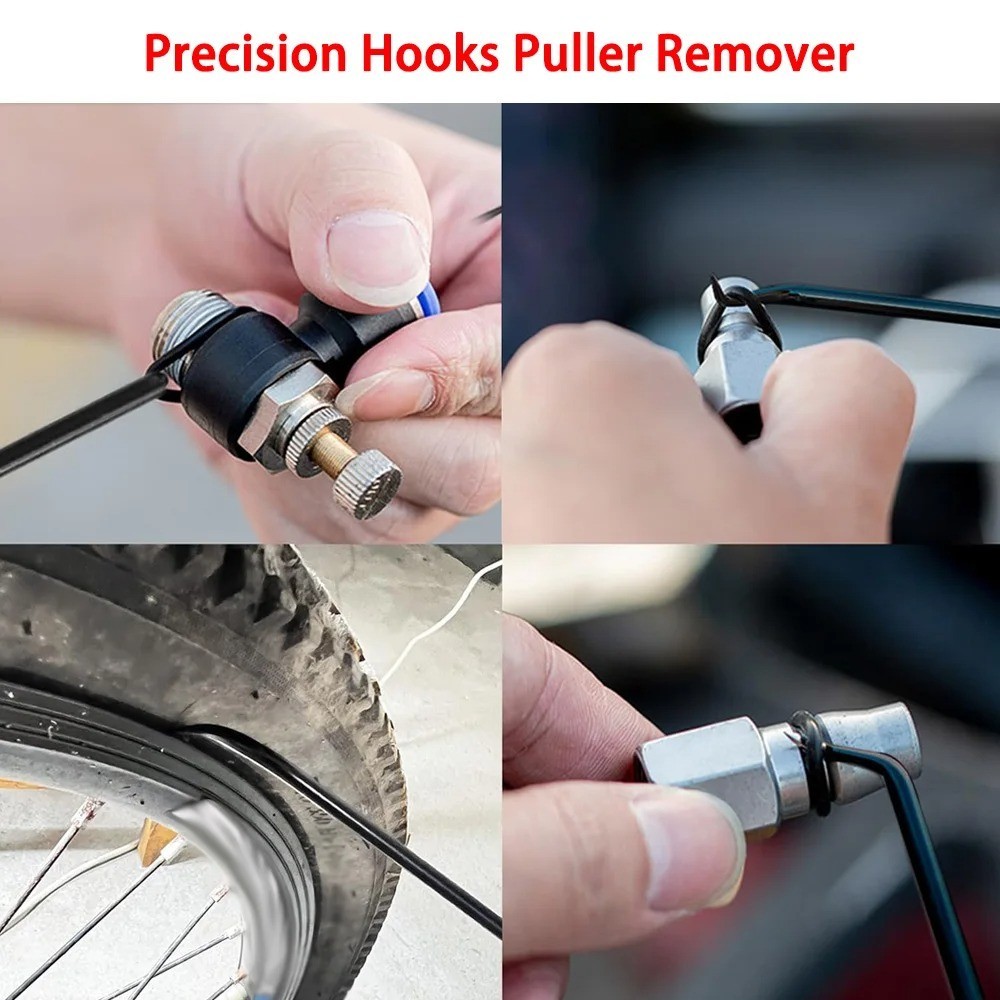 4Pcs Precision Pick & Hook Set O-Ring Oil Seal Gasket Puller Remover